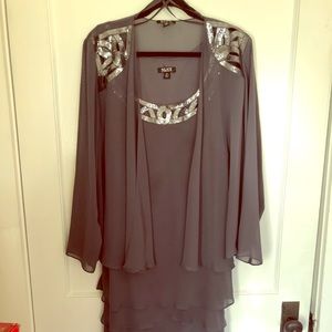 Flapper style dress with jacket